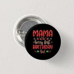 Badge Rond 2,50 Cm Maman Du Berry Premier Anniversaire Fille Mère Amu