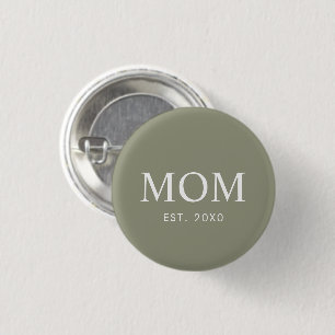 Badge Rond 2,50 Cm Maman élégante moderne établie