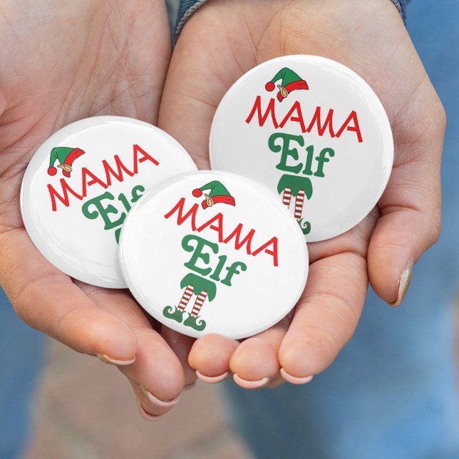 Badge Rond 2,50 Cm Maman Elfe (Créateur téléchargé)