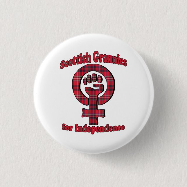 Badge Rond 2,50 Cm Mamies écossaises pour l'insigne de bouton de (Devant)
