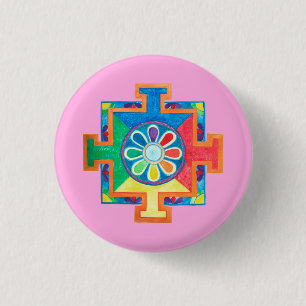 Badge Rond 2,50 Cm Mandala de création