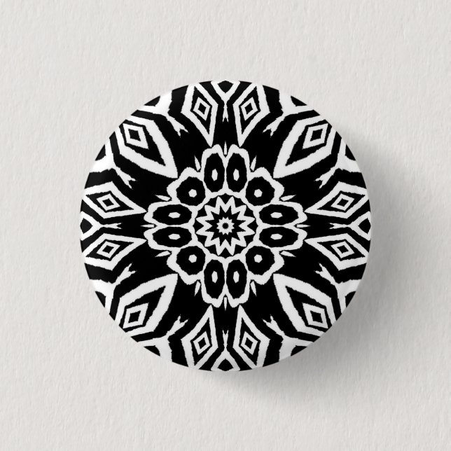 Badge Rond 2,50 Cm Mandala de minuit (Devant)