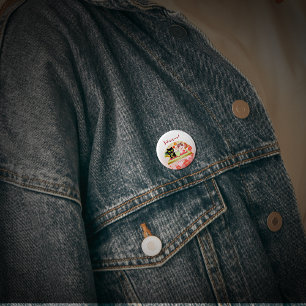 Badge Rond 2,50 Cm Maneki Neko Lucky Poiluna