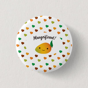 Badge Rond 2,50 Cm Mango mignon et drôle
