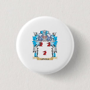 Badge Rond 2,50 Cm Manteau de Lovell des bras - crête de famille
