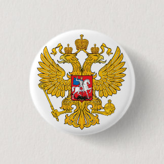 Badge Rond 2,50 Cm Manteau des bras de la Russie