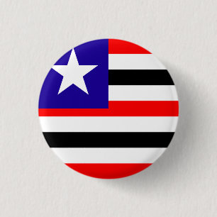 Badge Rond 2,50 Cm Maranhão, bouton brésilien de drapeau d'état