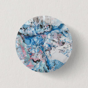 Badge Rond 2,50 Cm Marbre Abstrait moderne look rose bleu violet