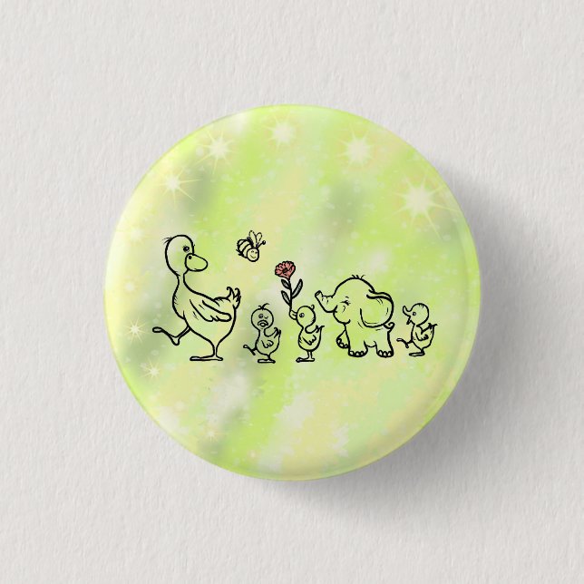 Badge Rond 2,50 Cm Marche (Devant)