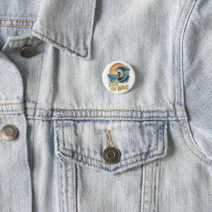 Badge Rond 2,50 Cm Marcher la vague