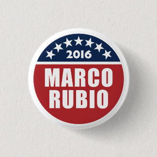 Badge Rond 2,50 Cm Marco Rubio pour le président 2016