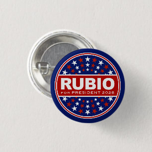 Badge Rond 2,50 Cm Marco Rubio pour Président 2028