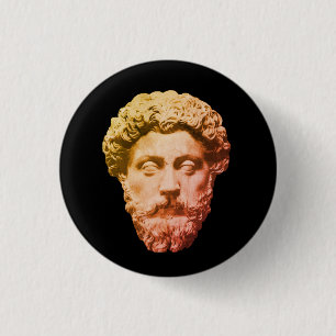 Badge Rond 2,50 Cm Marcus Aurelius