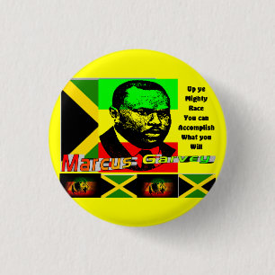 Badge Rond 2,50 Cm Marcus garvey