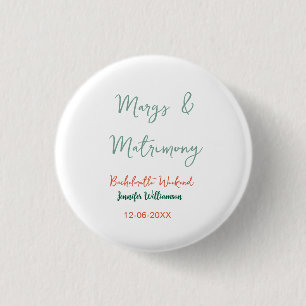 Badge Rond 2,50 Cm Margs et matrimone ajouter nom date enterrement de