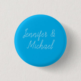 Badge Rond 2,50 Cm Mariage Professionnel Écriture Manuscrite Classiqu
