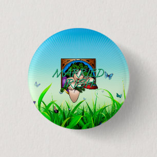 Badge Rond 2,50 Cm Marié Irlandais TEE