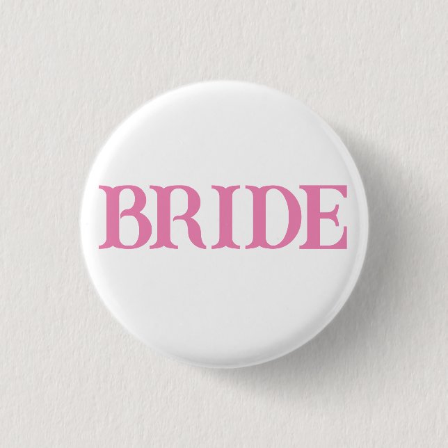 Badge Rond 2,50 Cm Mariée (Devant)