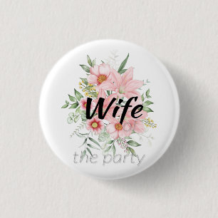 Badge Rond 2,50 Cm Mariée Bachelorette