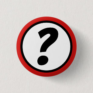 Badge Rond 2,50 Cm Marque de question