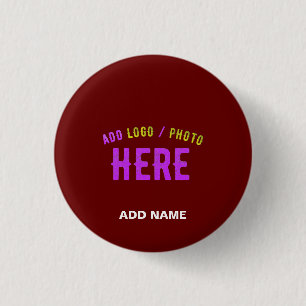 BADGE ROND 2,50 CM MARQUE VÉRIFIÉE ÉLÉGANTE MODERNE ET PERSONNALISABL