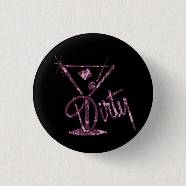 Badge Rond 2,50 Cm Martini sale - rose (Devant)