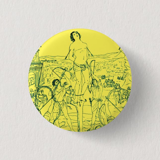 Badge Rond 2,50 Cm Martyre de saint Sébastien  (Devant)