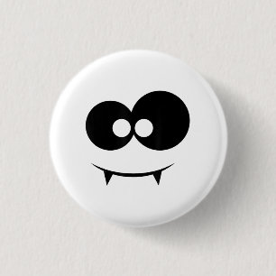 Badge Rond 2,50 Cm Masque de fantôme d'Halloween
