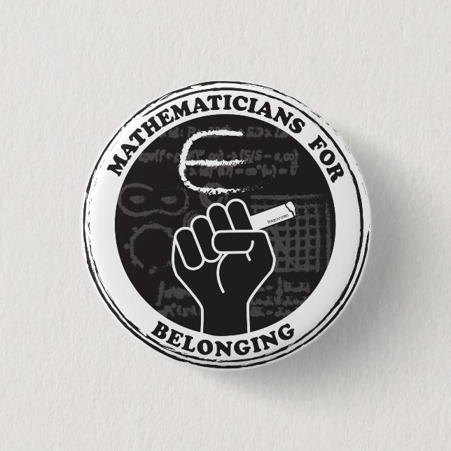 Badge Rond 2,50 Cm Mathématicians pour Belonging button (Devant)