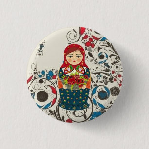 Badge Rond 2,50 Cm Matriochka