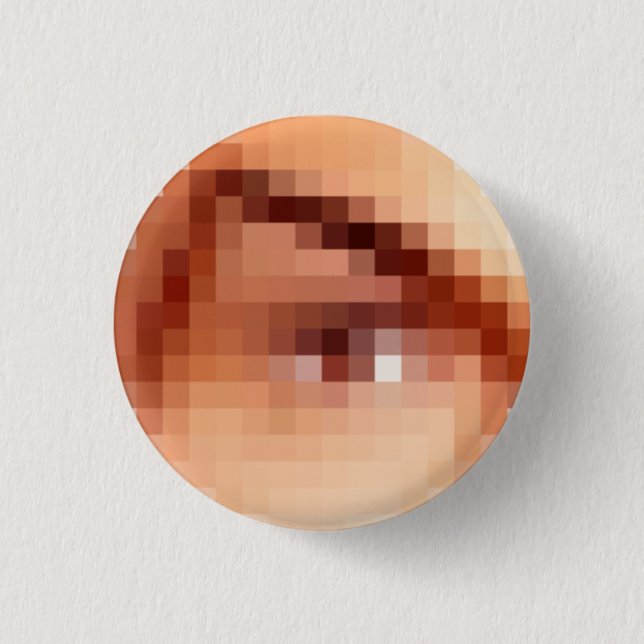 Badge Rond 2,50 Cm Mauvais Œil ? (Devant)
