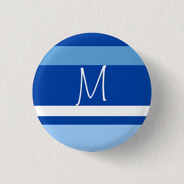 Badge Rond 2,50 Cm MAZIPOODLES Rayures Spaghetti 105 (Devant)