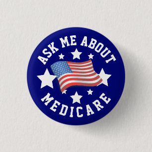 Badge Rond 2,50 Cm Me questionner sur Medicare