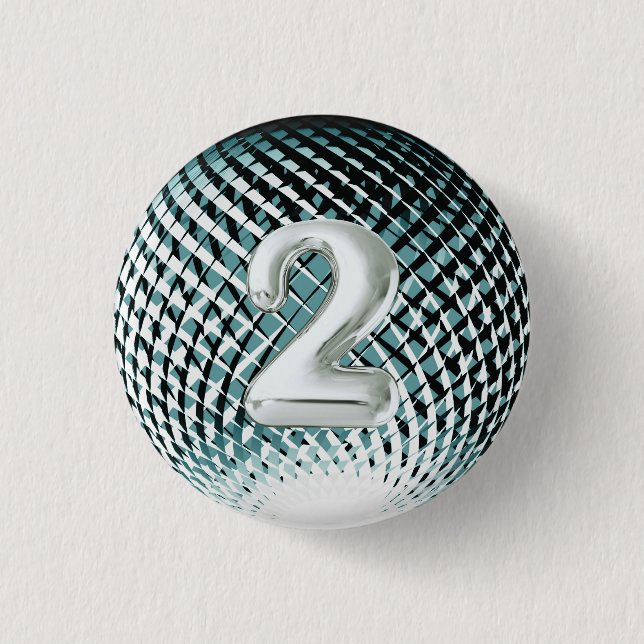 Badge Rond 2,50 Cm Médaille d'argent, 2e place gagnante Sticker (Devant)