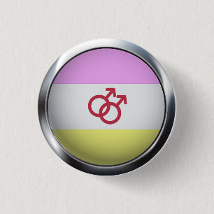 Badge Rond 2,50 Cm MÉDAILLON DE Fierté TWINK