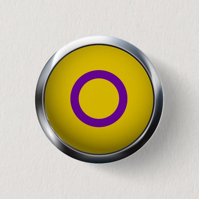 BADGE ROND 2,50 CM MEDALLION INTERSEX FIME (Devant)
