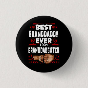 Badge Rond 2,50 Cm Meilleur grand-père Jamais de la petite-fille, le