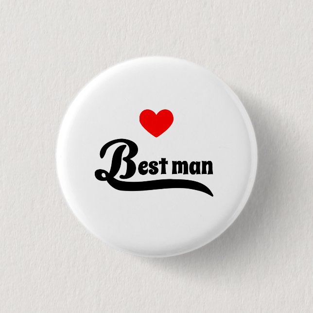 Badge Rond 2,50 Cm Meilleur homme (Devant)
