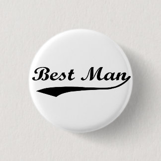 Badge Rond 2,50 Cm Meilleur noir de biais sportif d'homme