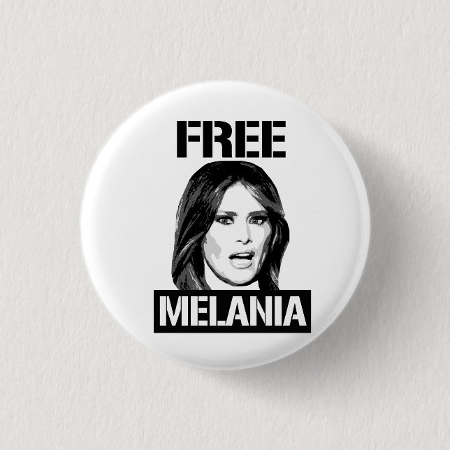 BADGE ROND 2,50 CM MELANIA LIBRE - (Devant)