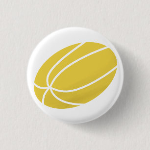 Badge Rond 2,50 Cm Melon Coréen Chamoe Fruit Jaune Cadeau