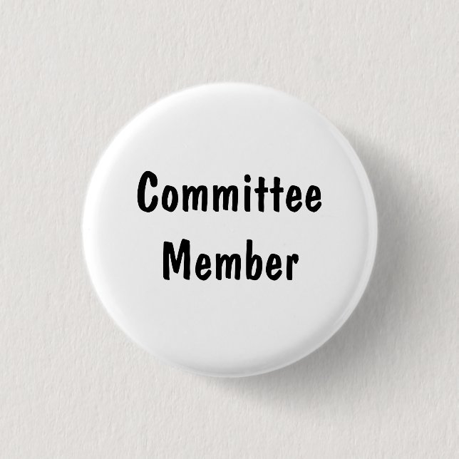 Badge Rond 2,50 Cm Membre du comité (Devant)