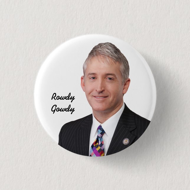 Badge Rond 2,50 Cm Membre du Congrès Trey Gowdy (Devant)