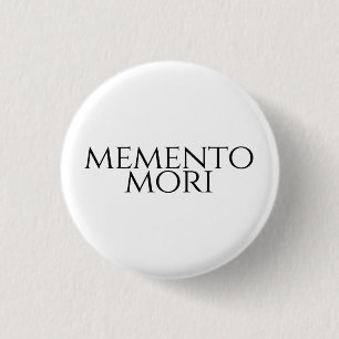 Badge Rond 2,50 Cm Memento Mori