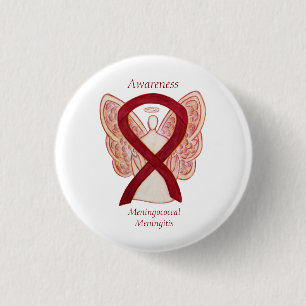 Badge Rond 2,50 Cm Meningococcie méningite Sensibilisation Broches à 