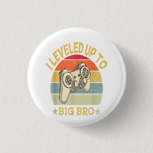 Badge Rond 2,50 Cm Mens Leveled Jusqu'À Big Brother Est 2022 Promu