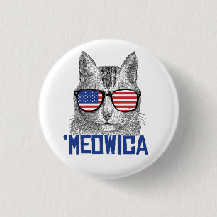Badge Rond 2,50 Cm Meowica Chat