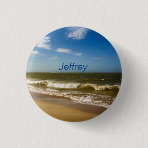 Badge Rond 2,50 Cm Mer et vagues