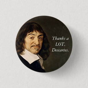 Badge Rond 2,50 Cm Merci BEAUCOUP, Bouton Décartes