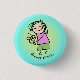 Badge Rond 2,50 Cm Merci Pin